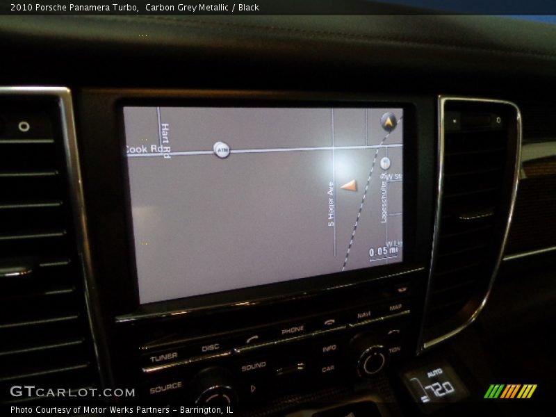 Carbon Grey Metallic / Black 2010 Porsche Panamera Turbo