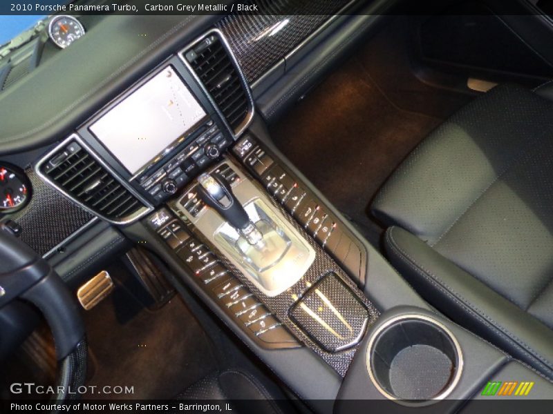 Carbon Grey Metallic / Black 2010 Porsche Panamera Turbo