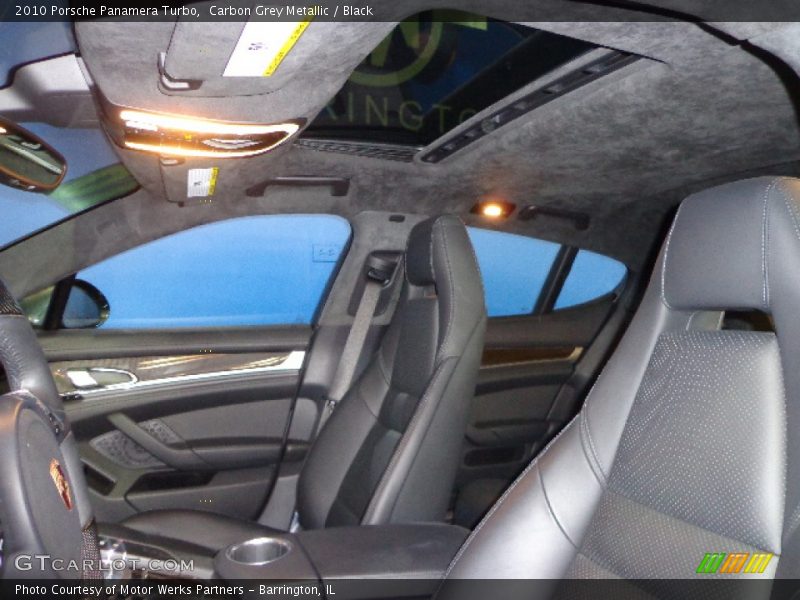 Carbon Grey Metallic / Black 2010 Porsche Panamera Turbo
