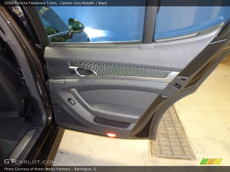 Carbon Grey Metallic / Black 2010 Porsche Panamera Turbo
