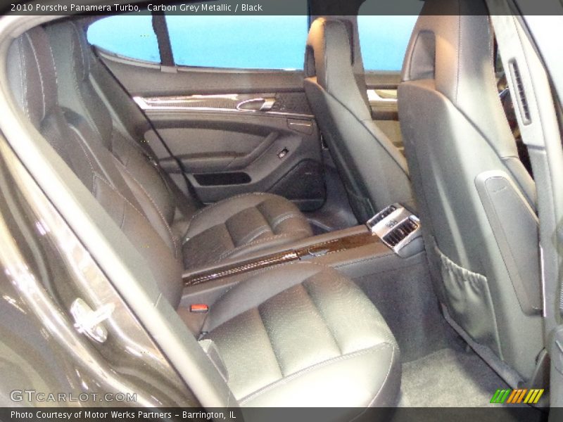 Carbon Grey Metallic / Black 2010 Porsche Panamera Turbo