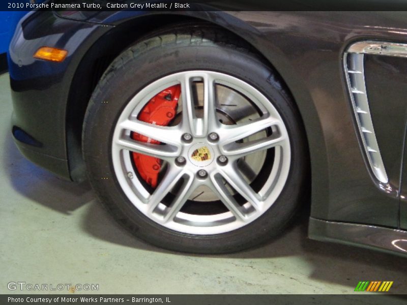 Carbon Grey Metallic / Black 2010 Porsche Panamera Turbo