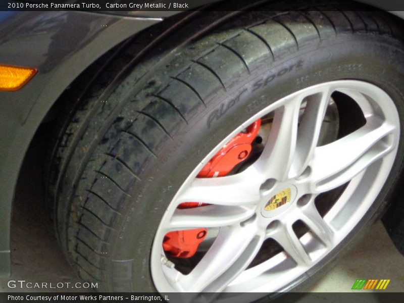 Carbon Grey Metallic / Black 2010 Porsche Panamera Turbo