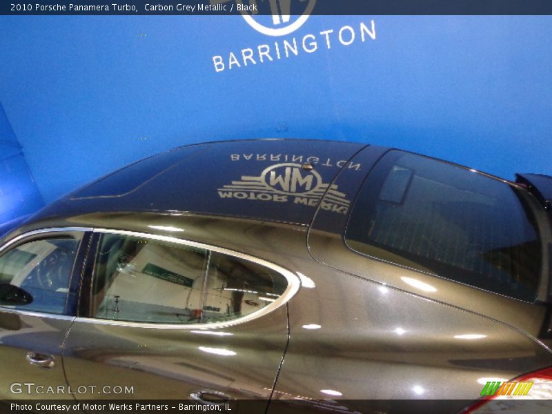 Carbon Grey Metallic / Black 2010 Porsche Panamera Turbo