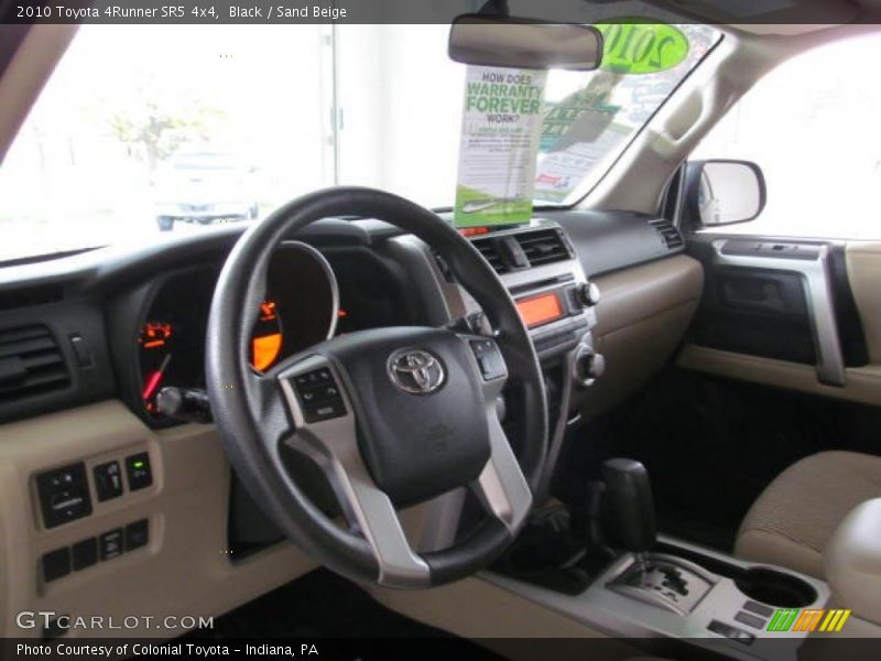 Black / Sand Beige 2010 Toyota 4Runner SR5 4x4