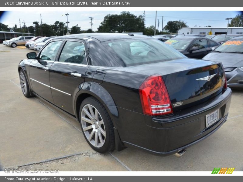 Brilliant Black Crystal Pearl / Dark Slate Gray 2010 Chrysler 300 SRT8