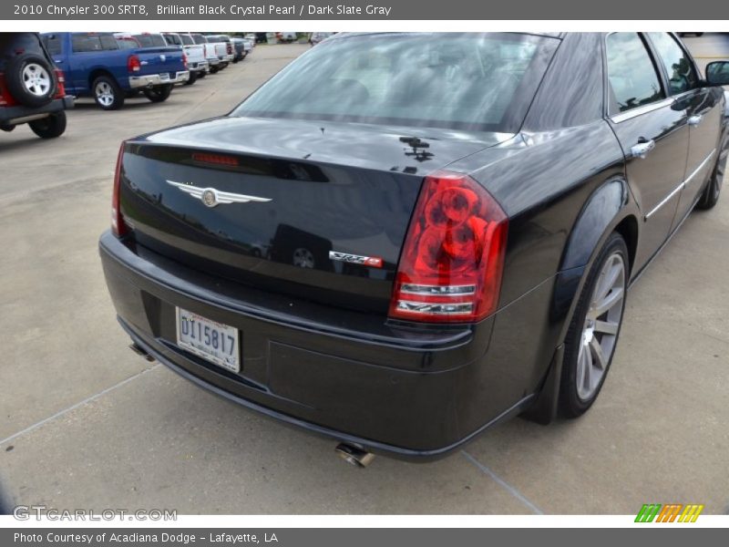 Brilliant Black Crystal Pearl / Dark Slate Gray 2010 Chrysler 300 SRT8