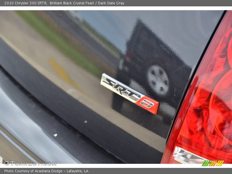 Brilliant Black Crystal Pearl / Dark Slate Gray 2010 Chrysler 300 SRT8