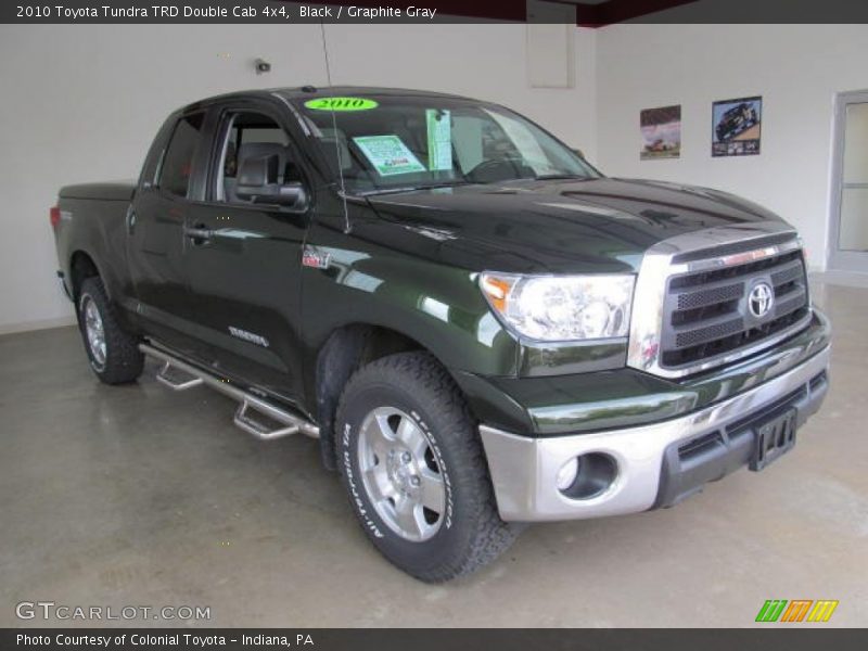 Black / Graphite Gray 2010 Toyota Tundra TRD Double Cab 4x4