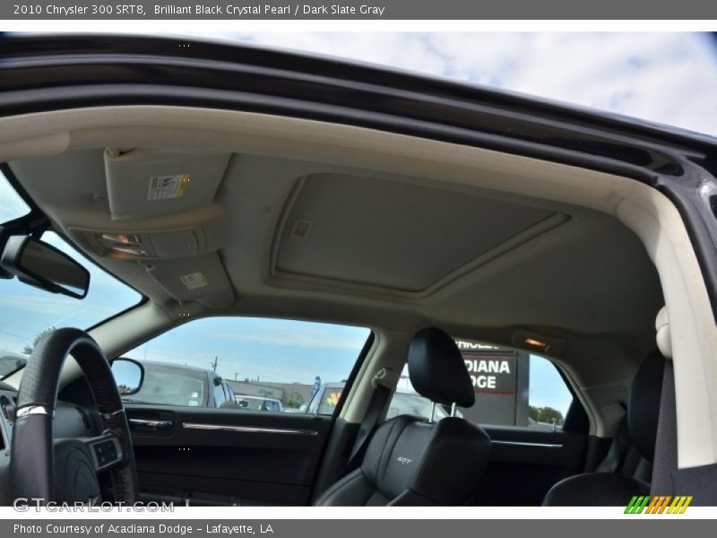 Brilliant Black Crystal Pearl / Dark Slate Gray 2010 Chrysler 300 SRT8