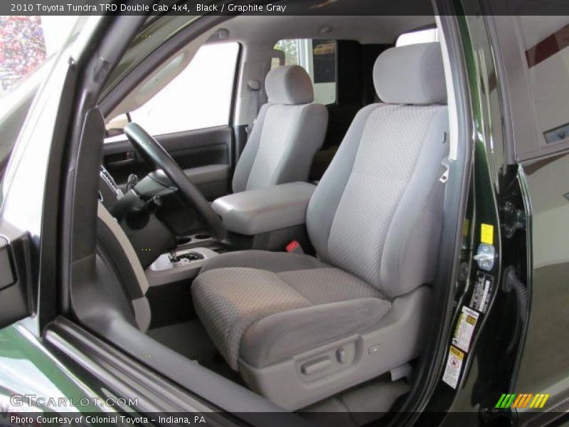 Black / Graphite Gray 2010 Toyota Tundra TRD Double Cab 4x4