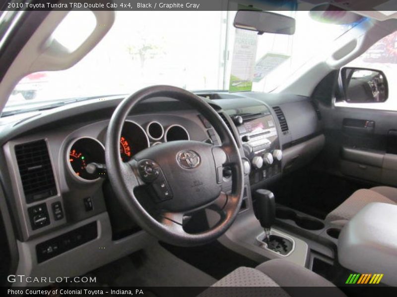 Black / Graphite Gray 2010 Toyota Tundra TRD Double Cab 4x4