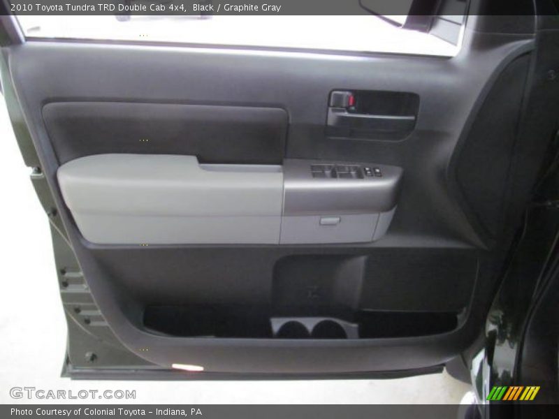 Black / Graphite Gray 2010 Toyota Tundra TRD Double Cab 4x4