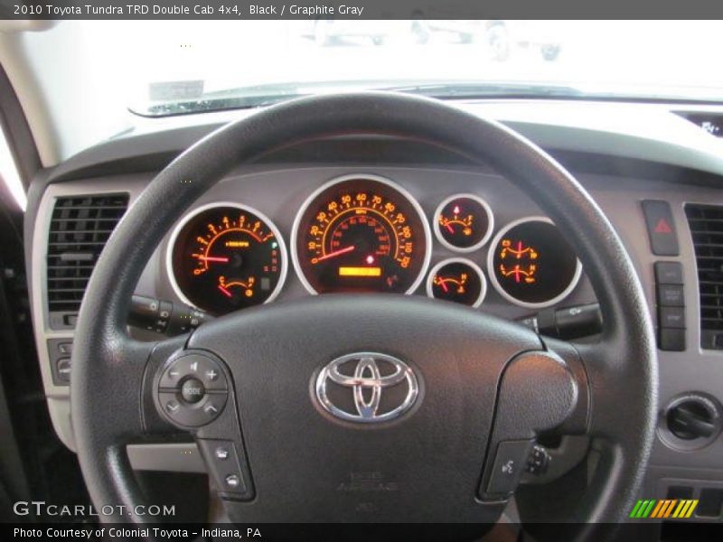 Black / Graphite Gray 2010 Toyota Tundra TRD Double Cab 4x4
