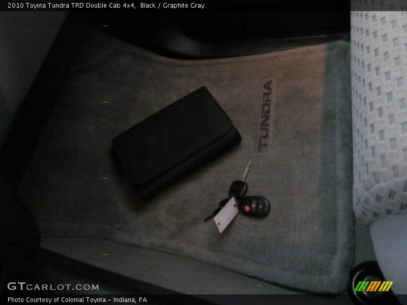 Black / Graphite Gray 2010 Toyota Tundra TRD Double Cab 4x4