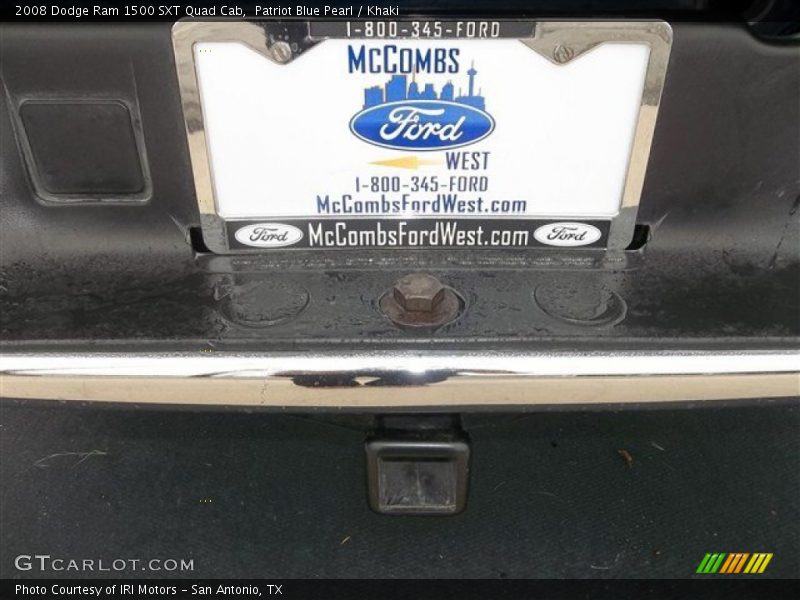 Patriot Blue Pearl / Khaki 2008 Dodge Ram 1500 SXT Quad Cab