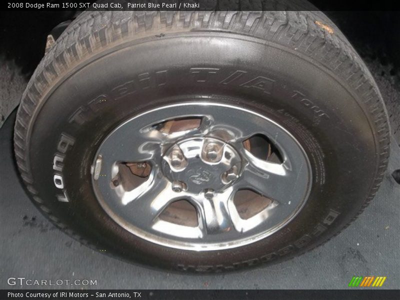 Patriot Blue Pearl / Khaki 2008 Dodge Ram 1500 SXT Quad Cab