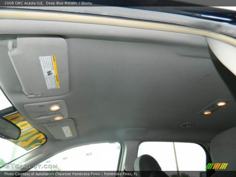 Deep Blue Metallic / Ebony 2008 GMC Acadia SLE