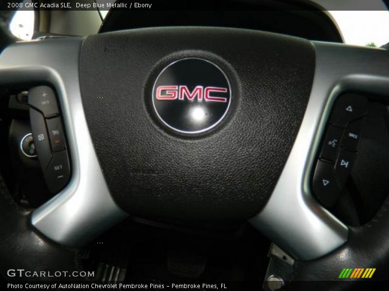 Deep Blue Metallic / Ebony 2008 GMC Acadia SLE