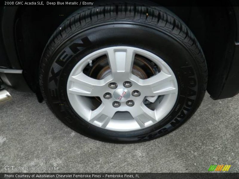 Deep Blue Metallic / Ebony 2008 GMC Acadia SLE