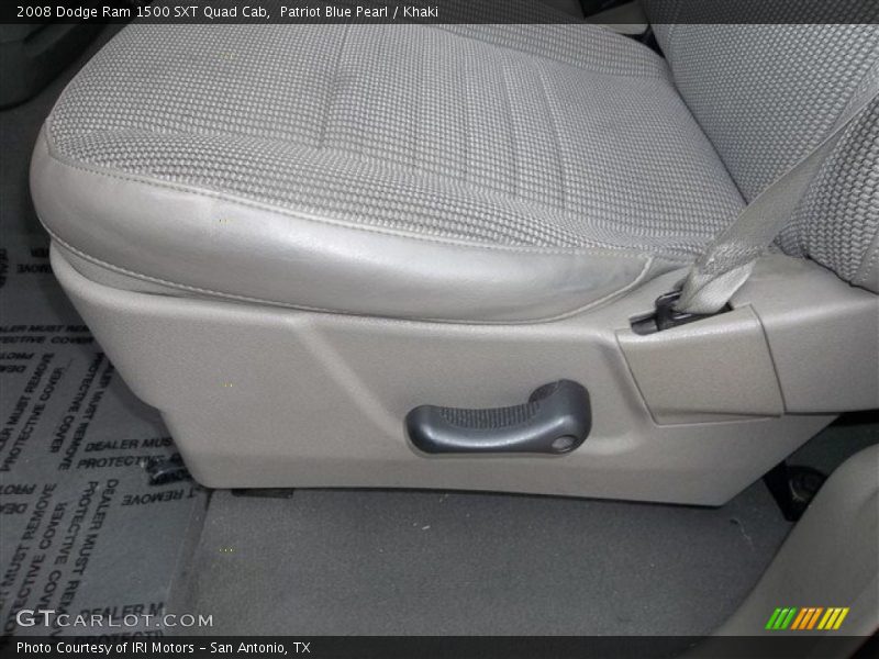 Patriot Blue Pearl / Khaki 2008 Dodge Ram 1500 SXT Quad Cab