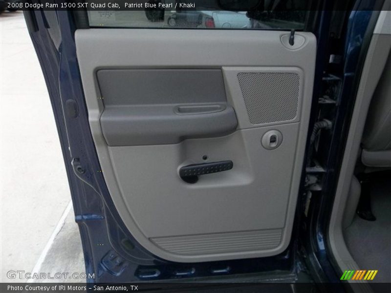Patriot Blue Pearl / Khaki 2008 Dodge Ram 1500 SXT Quad Cab