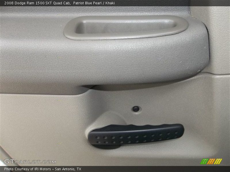 Patriot Blue Pearl / Khaki 2008 Dodge Ram 1500 SXT Quad Cab