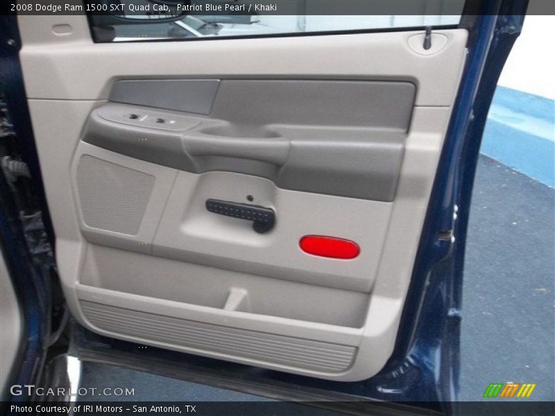 Patriot Blue Pearl / Khaki 2008 Dodge Ram 1500 SXT Quad Cab
