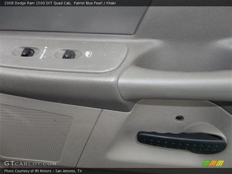 Patriot Blue Pearl / Khaki 2008 Dodge Ram 1500 SXT Quad Cab