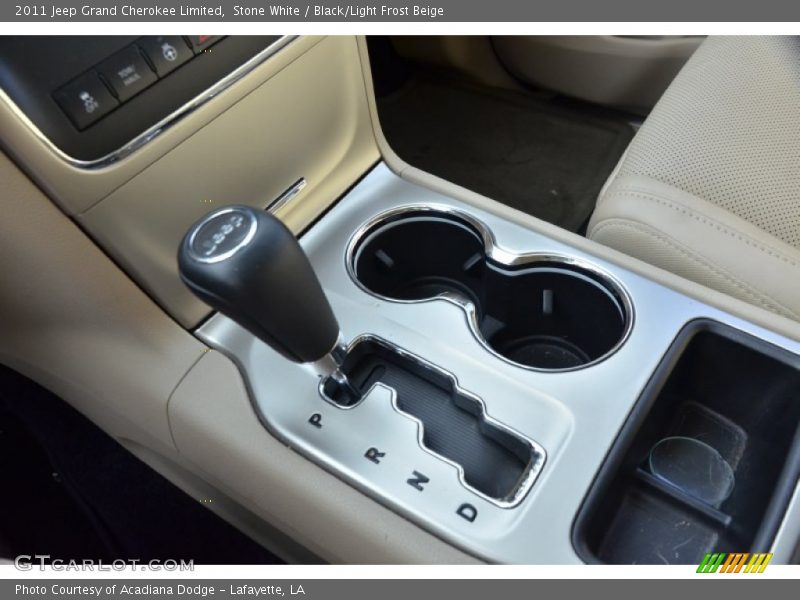 Stone White / Black/Light Frost Beige 2011 Jeep Grand Cherokee Limited