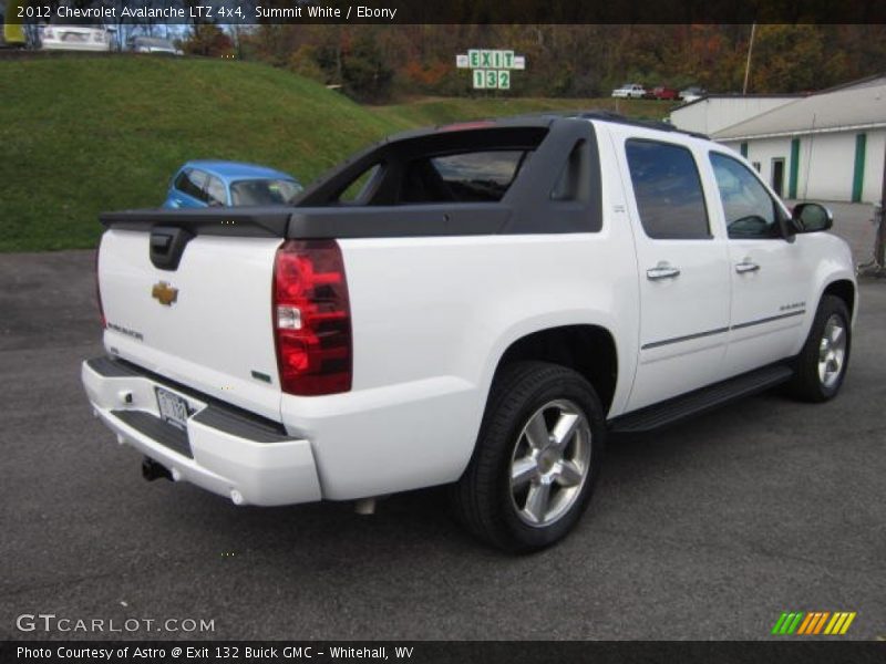 Summit White / Ebony 2012 Chevrolet Avalanche LTZ 4x4