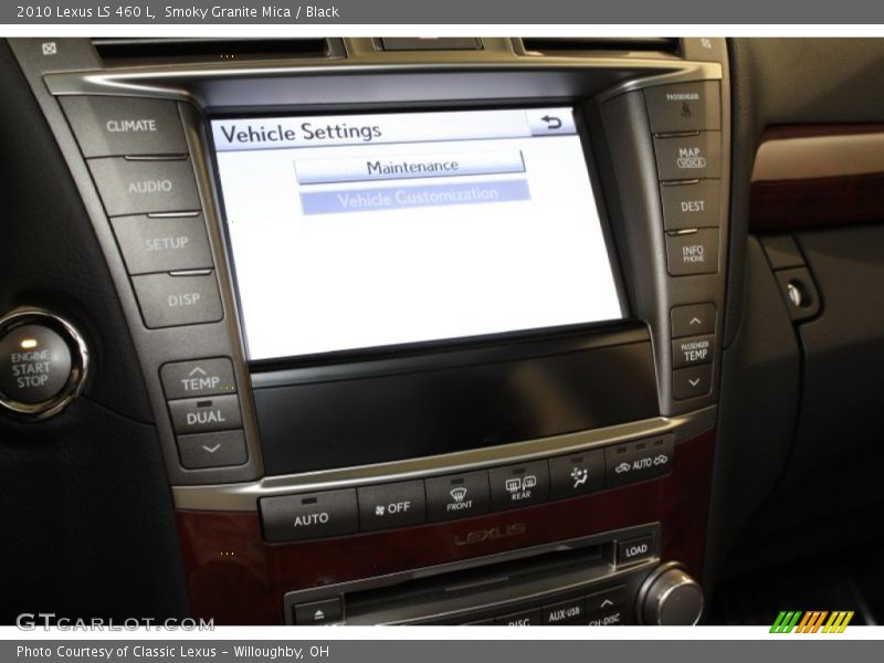 Smoky Granite Mica / Black 2010 Lexus LS 460 L
