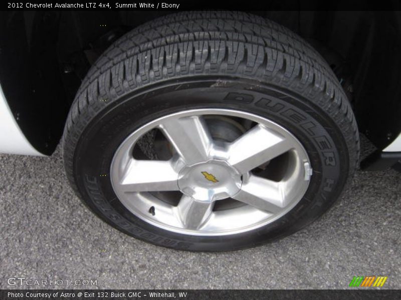 Summit White / Ebony 2012 Chevrolet Avalanche LTZ 4x4