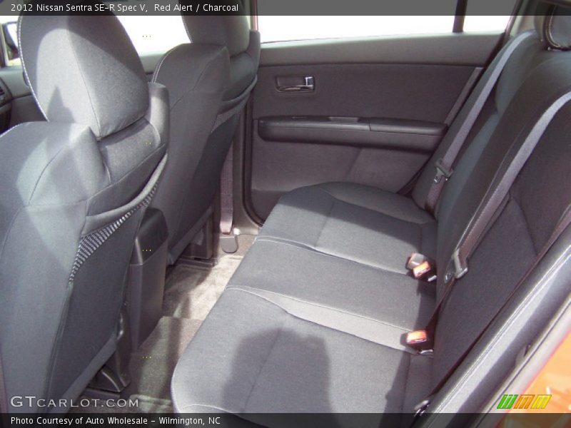 Red Alert / Charcoal 2012 Nissan Sentra SE-R Spec V