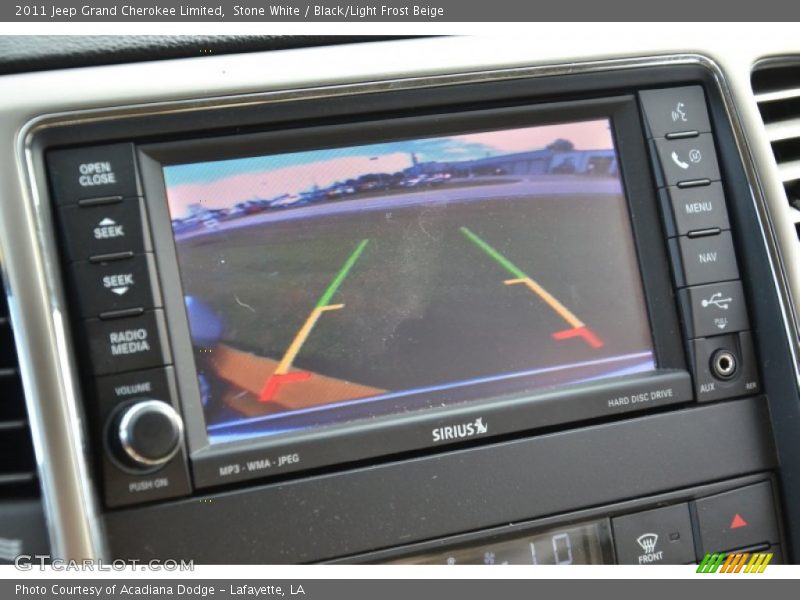 Stone White / Black/Light Frost Beige 2011 Jeep Grand Cherokee Limited