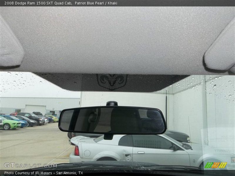 Patriot Blue Pearl / Khaki 2008 Dodge Ram 1500 SXT Quad Cab