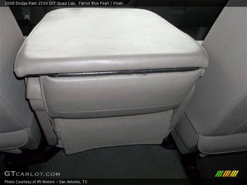 Patriot Blue Pearl / Khaki 2008 Dodge Ram 1500 SXT Quad Cab