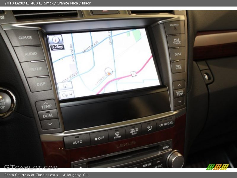 Smoky Granite Mica / Black 2010 Lexus LS 460 L