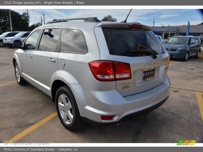 Bright Silver Metallic / Black 2012 Dodge Journey SXT