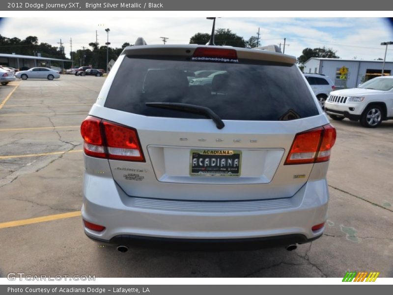 Bright Silver Metallic / Black 2012 Dodge Journey SXT