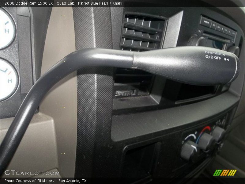 Patriot Blue Pearl / Khaki 2008 Dodge Ram 1500 SXT Quad Cab