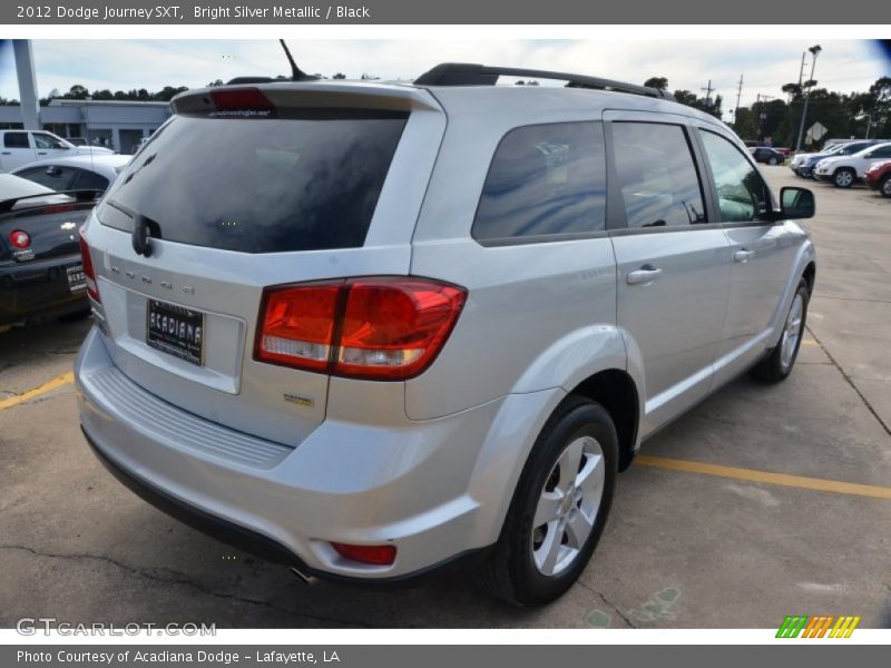 Bright Silver Metallic / Black 2012 Dodge Journey SXT