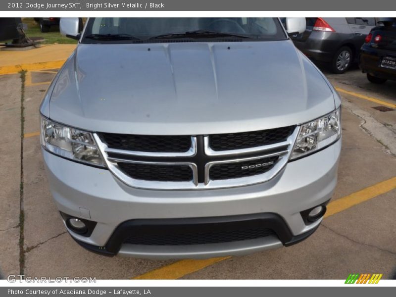 Bright Silver Metallic / Black 2012 Dodge Journey SXT