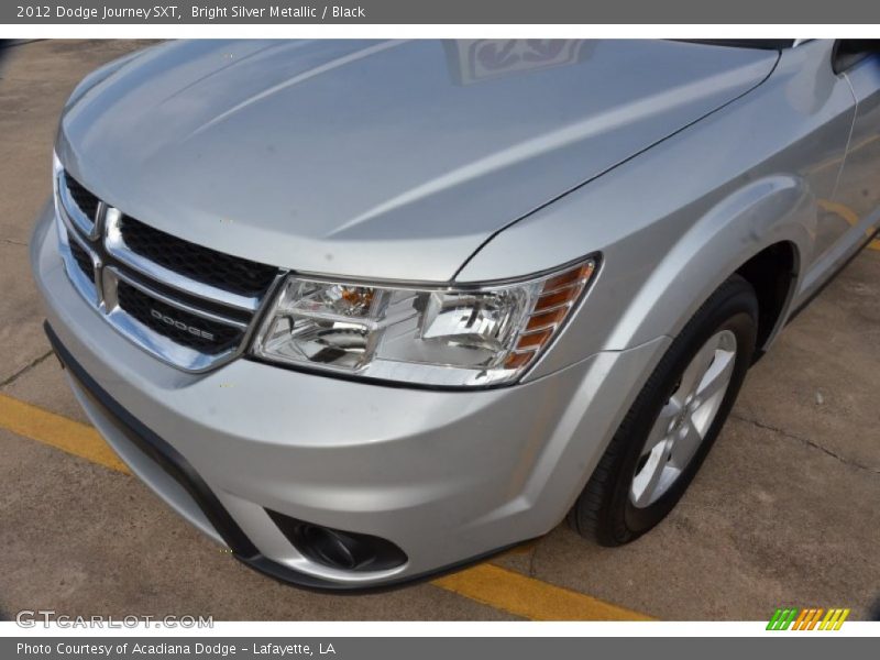 Bright Silver Metallic / Black 2012 Dodge Journey SXT