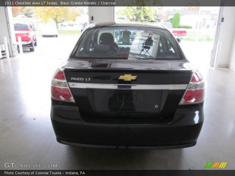 Black Granite Metallic / Charcoal 2011 Chevrolet Aveo LT Sedan