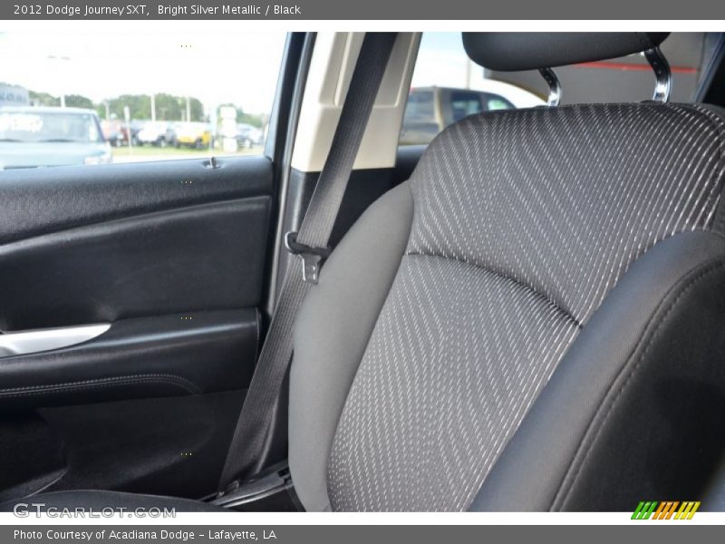 Bright Silver Metallic / Black 2012 Dodge Journey SXT