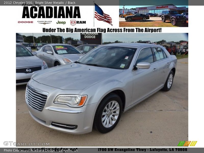 Bright Silver Metallic / Black 2012 Chrysler 300