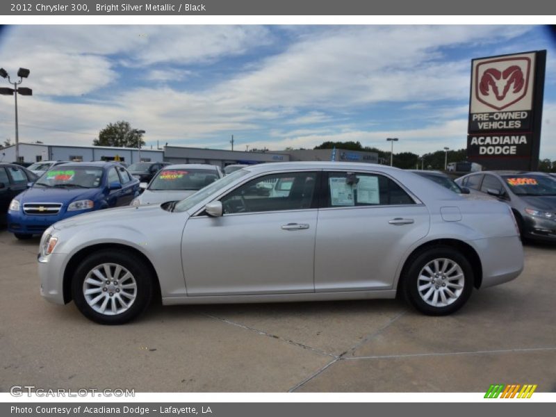 Bright Silver Metallic / Black 2012 Chrysler 300