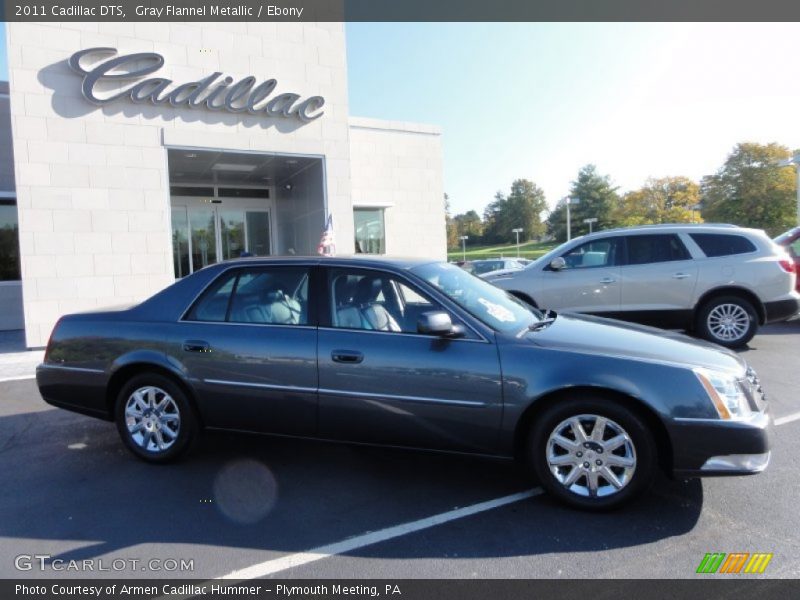 Gray Flannel Metallic / Ebony 2011 Cadillac DTS