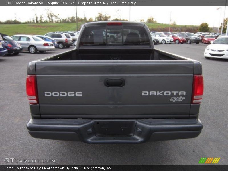  2003 Dakota SXT Regular Cab 4x4 Graphite Metallic